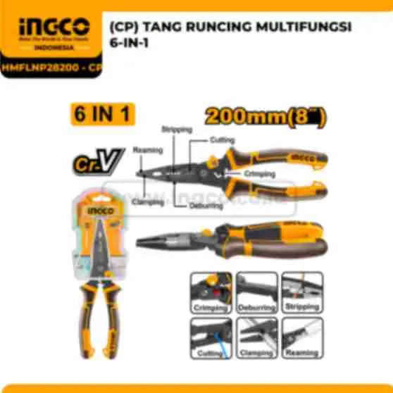 HMFLNP28200 - CP - (CP) TANG RUNCING MULTIFUNGSI 6-IN-1